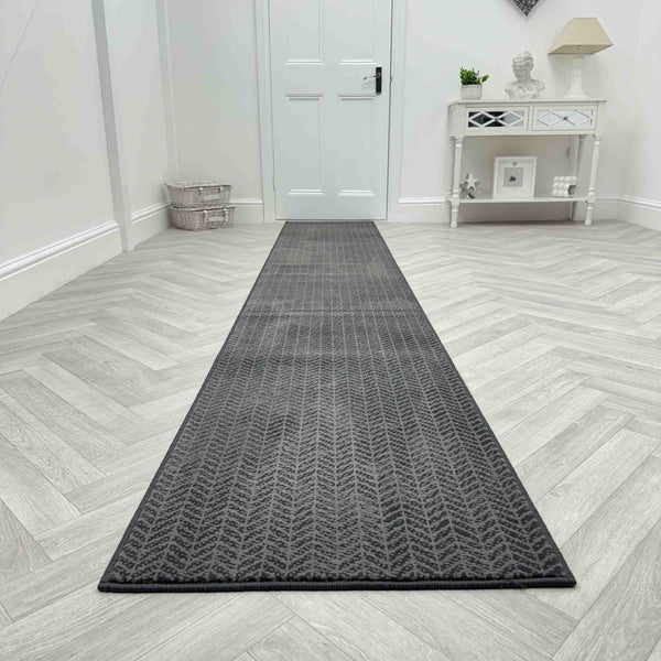 Empire Dark Grey Hall Runner