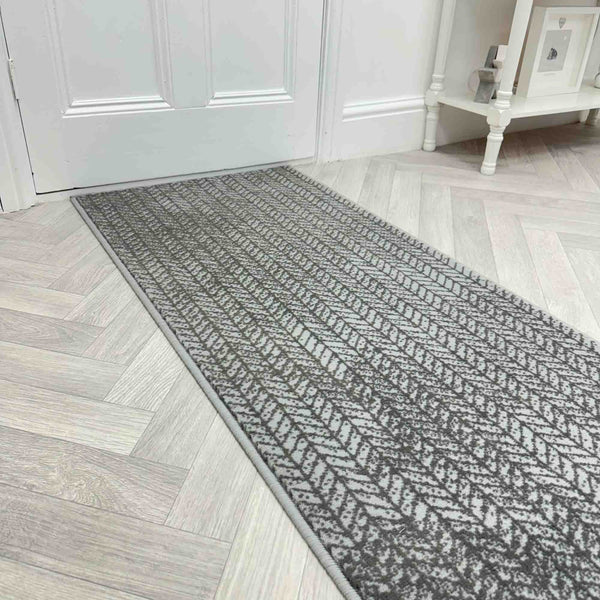 Empire Light Grey Hall Runner