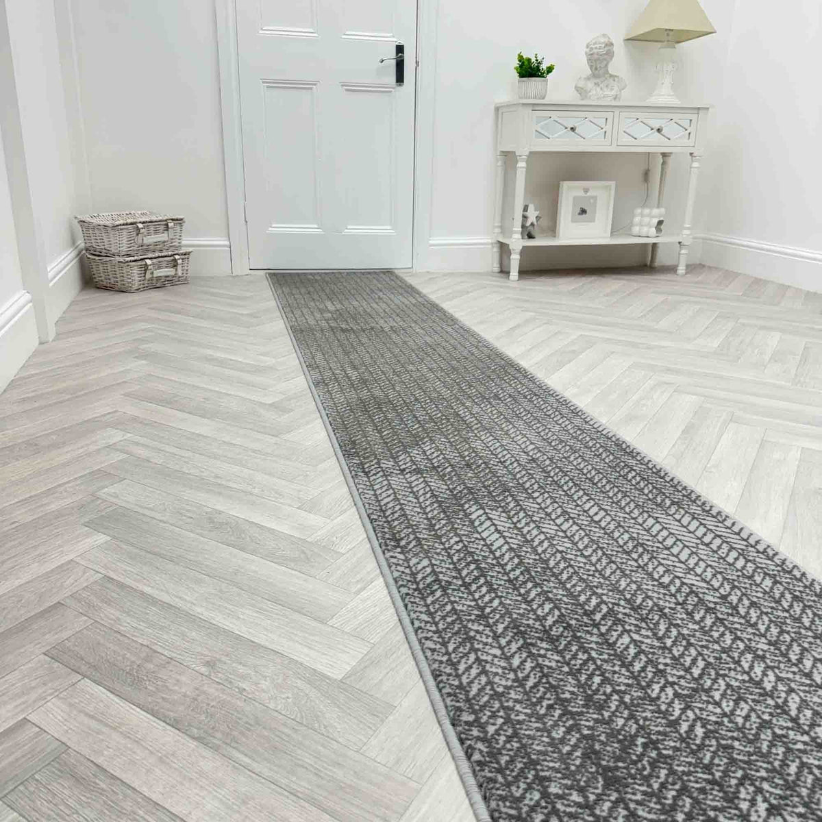 Empire Light Grey Hall Runner
