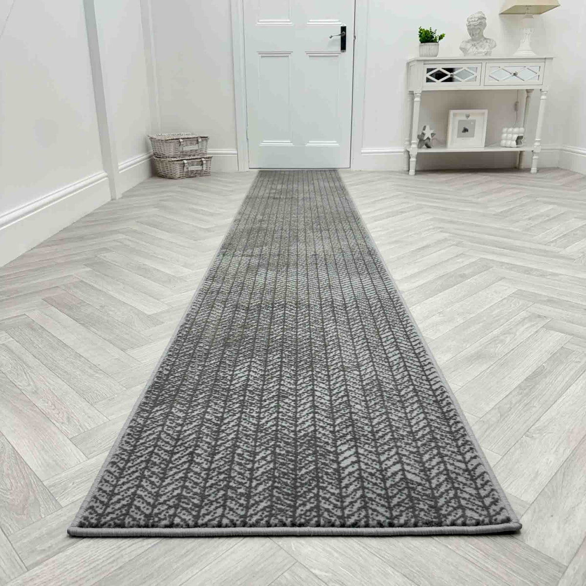 Empire Light Grey Hall Runner