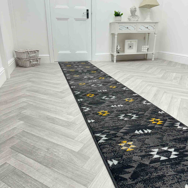 Andes Grey  Hall Runner