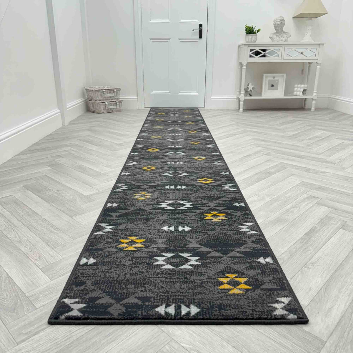 Andes Grey  Hall Runner