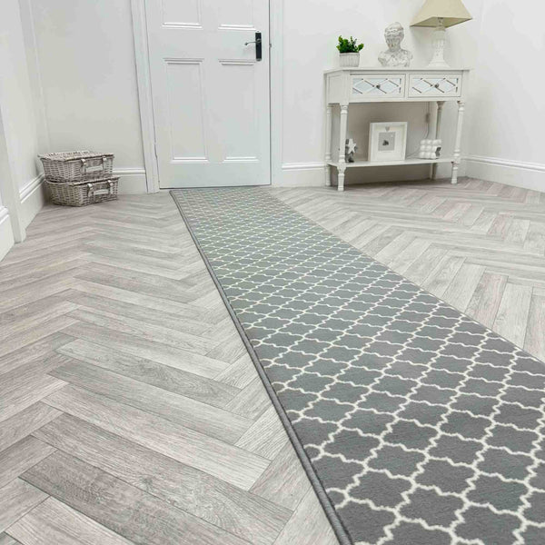Avanti Light Gray Rug Runner