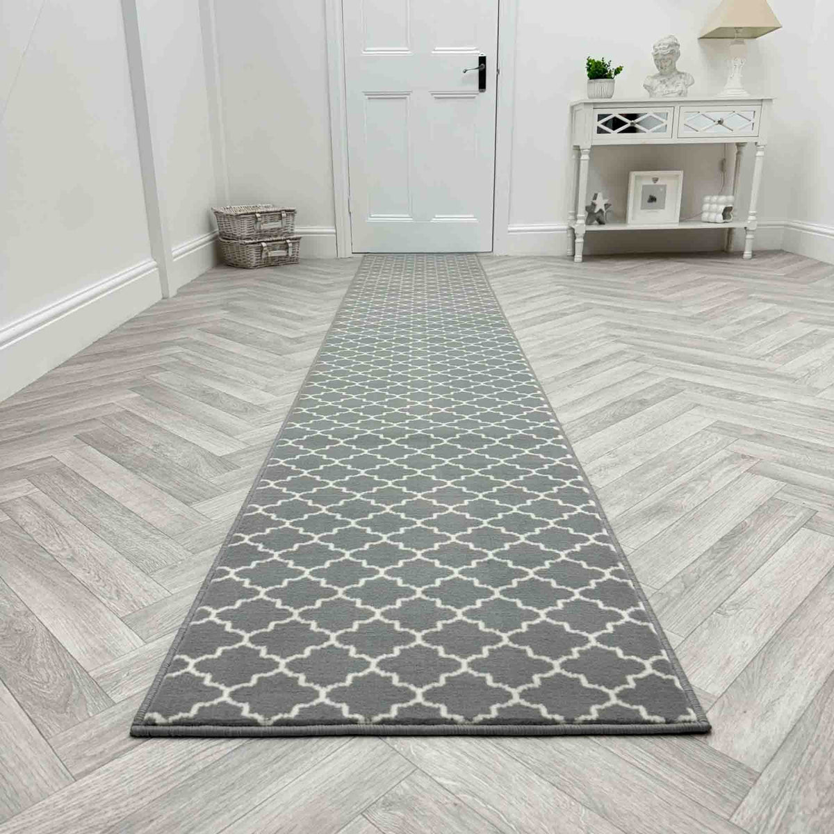 Avanti Light Gray Rug Runner