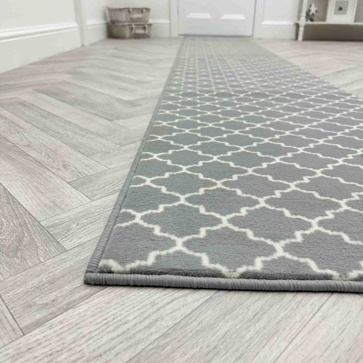 Avanti Light Gray Rug Runner