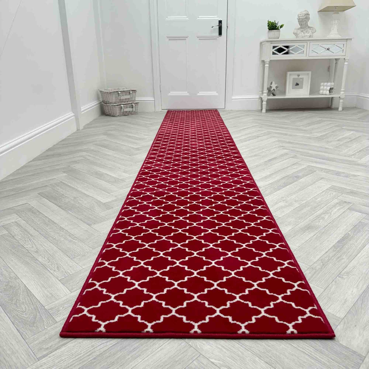 Avanti Red Hall Runner
