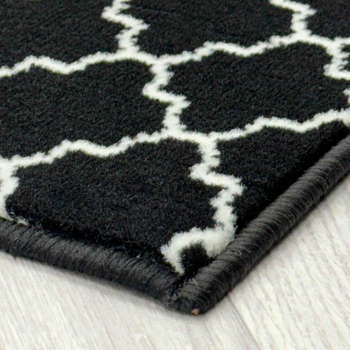 Avanti Black Hall Runner