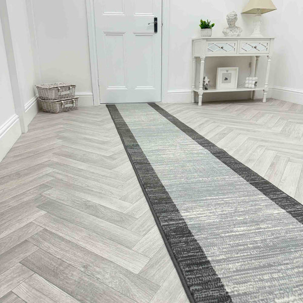Morning Mist Light Gray Rug Runner
