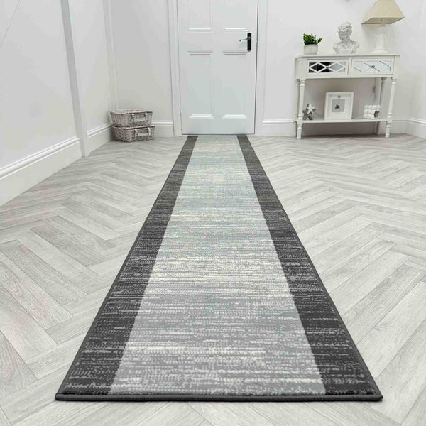 Morning Mist Light Gray Rug Runner