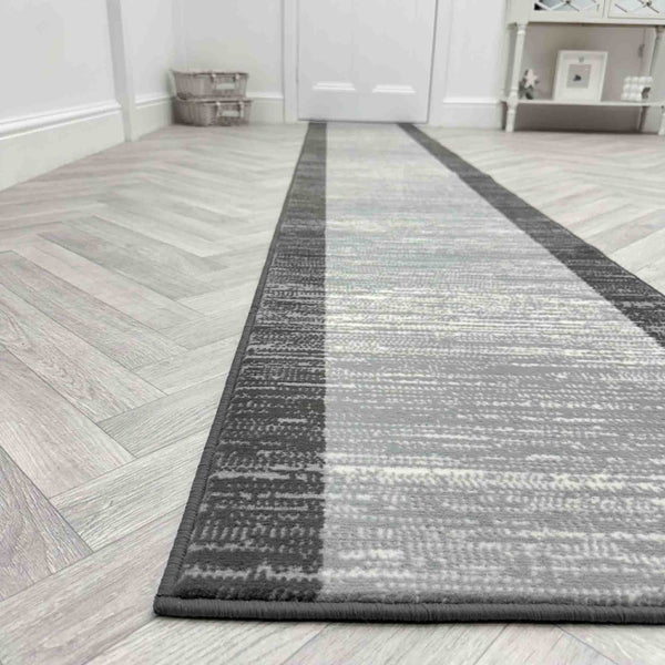 Morning Mist Light Gray Rug Runner