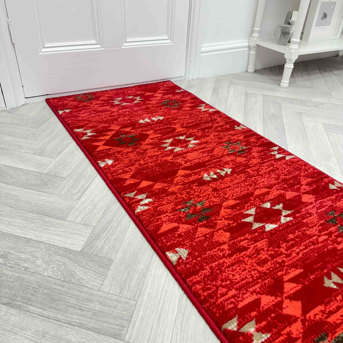 Andes Red  Rug Runner