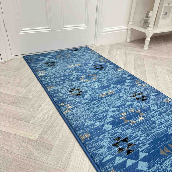 Andes Blue  Rug Runner