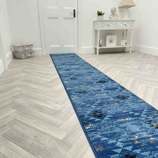 Andes Blue  Rug Runner