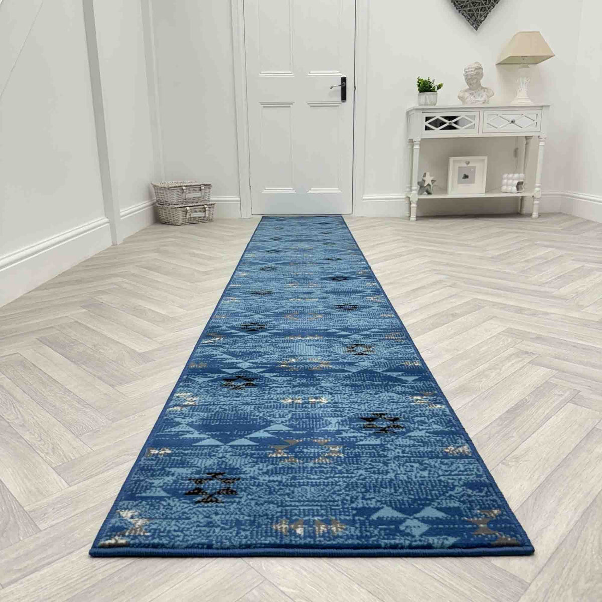 Andes Blue  Rug Runner