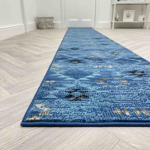 Andes Blue  Rug Runner