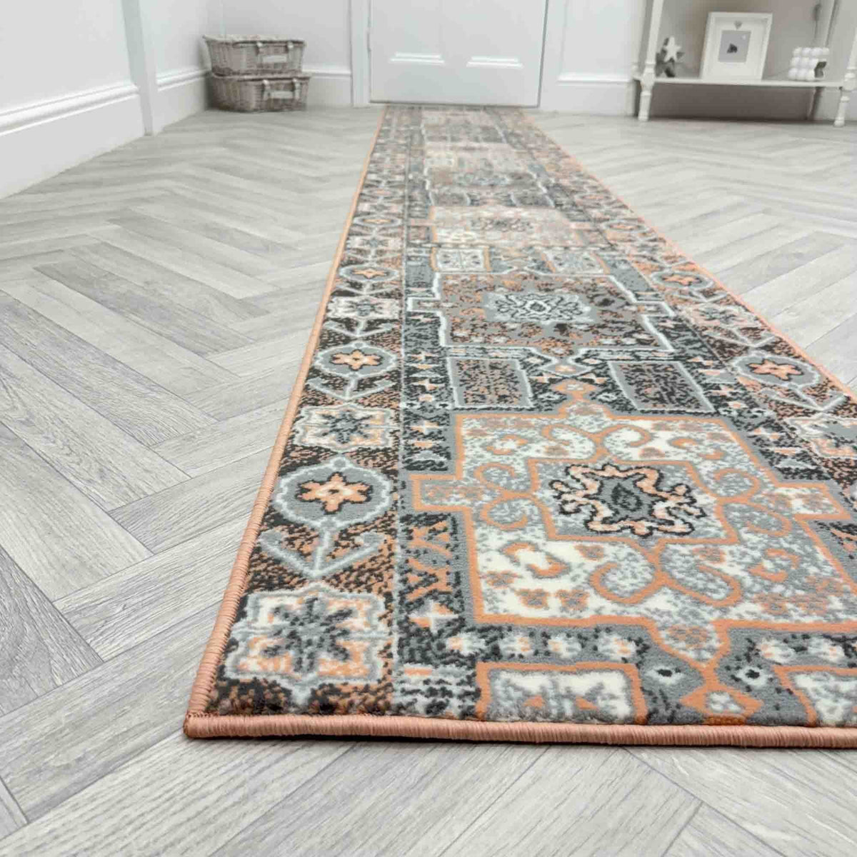 Abstract Pink Tapis de couloir