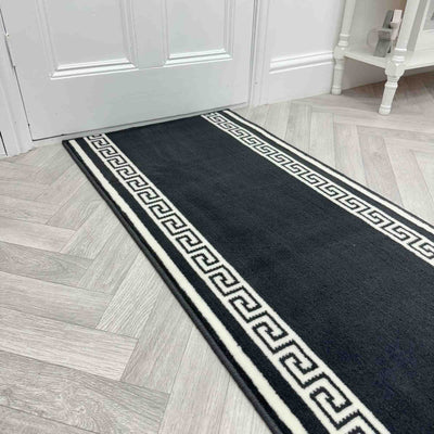 Key Dark Grey Hall Runner
