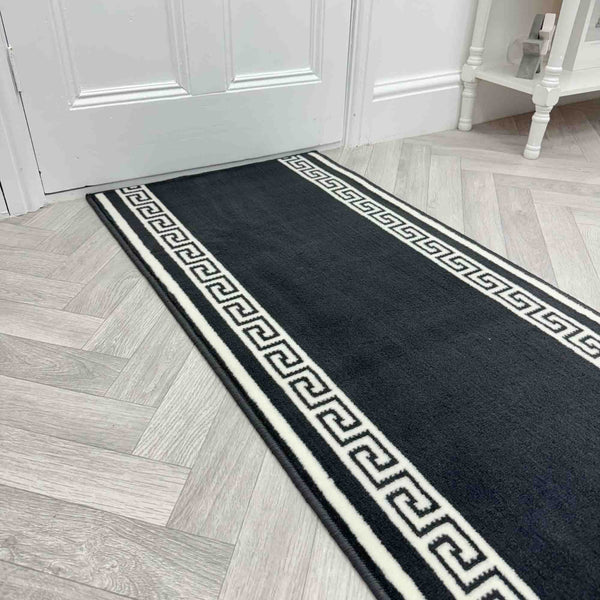 Key Dark Grey Hall Runner