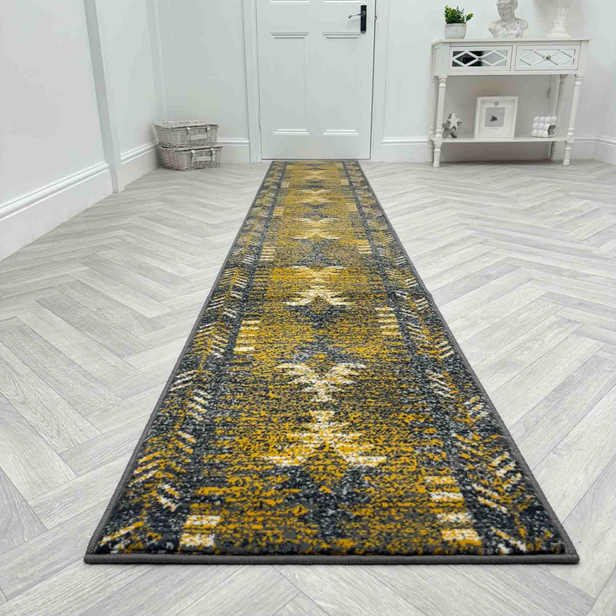 Native Ochre Hall Runner