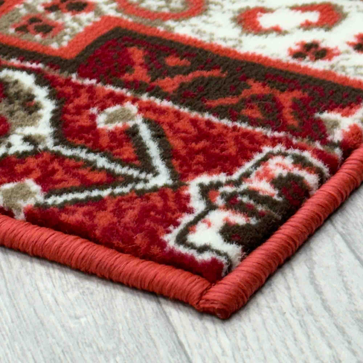 Abstract Red Hall Runner