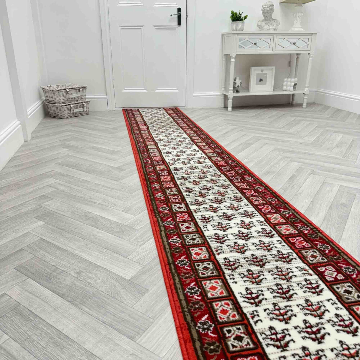 Mayan Red Hall Runner