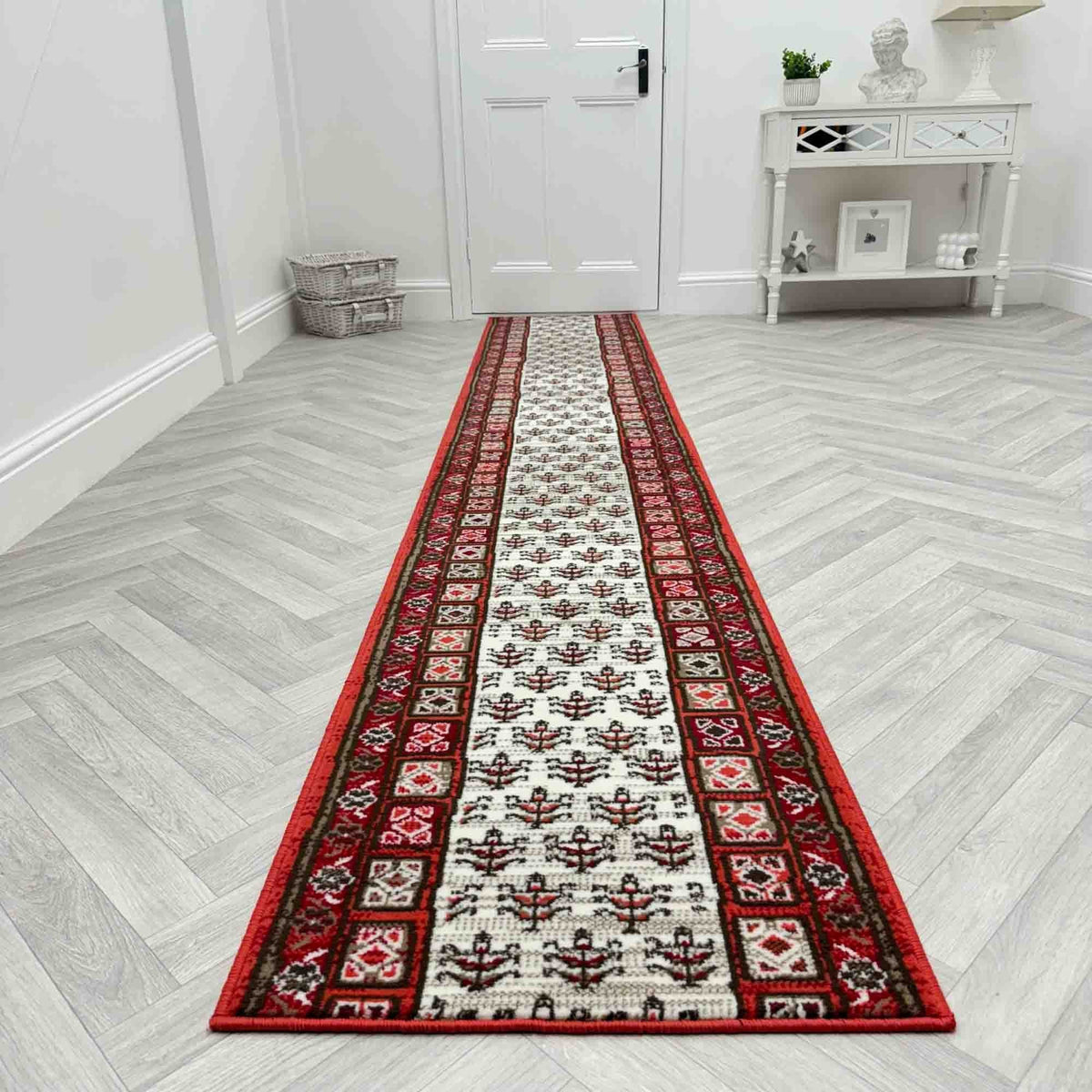 Mayan Red Hall Runner