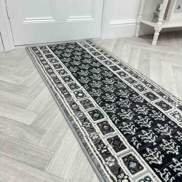 Mayan Grey Hall Runner
