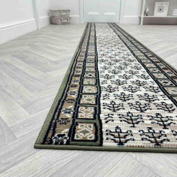 Mayan Green Hall Runner