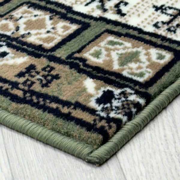 Mayan Green Hall Runner