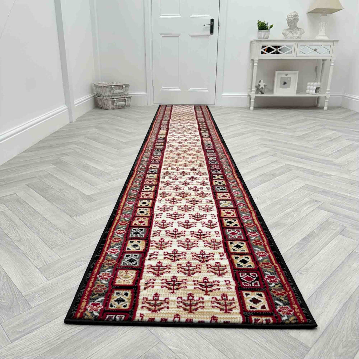 Mayan Black  Hall Runner