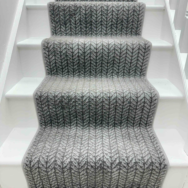 Empire Light Grey Stair Runner