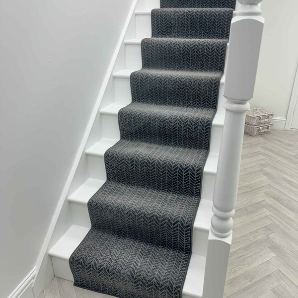 Empire Dark Grey Stair Runner