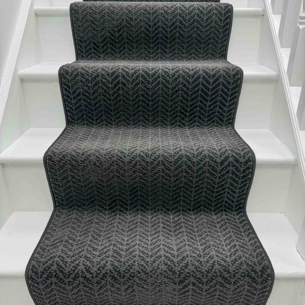 Empire Dark Grey Stair Runner