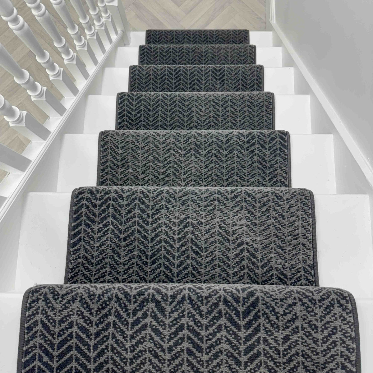 Empire Dark Grey Stair Runner