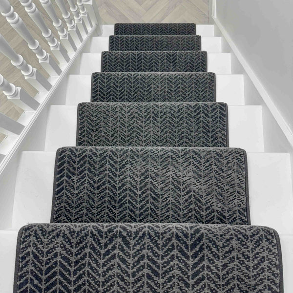 Empire Dark Grey Stair Runner