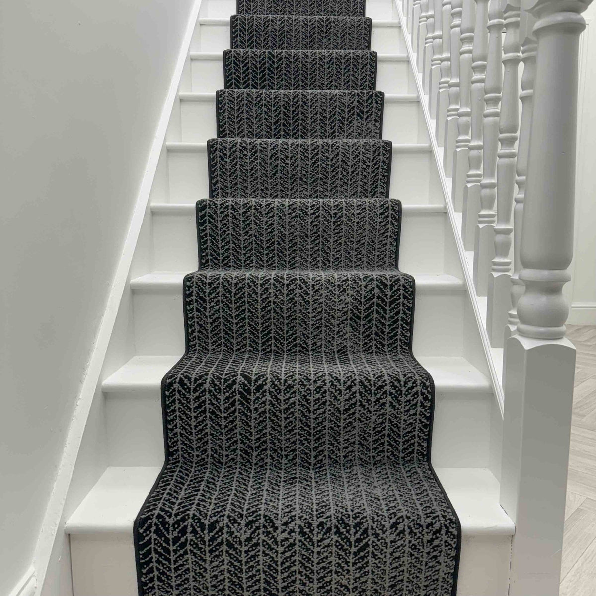 Empire Black Stair Runner