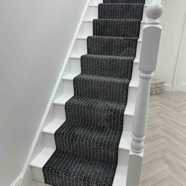 Empire Black Stair Runner