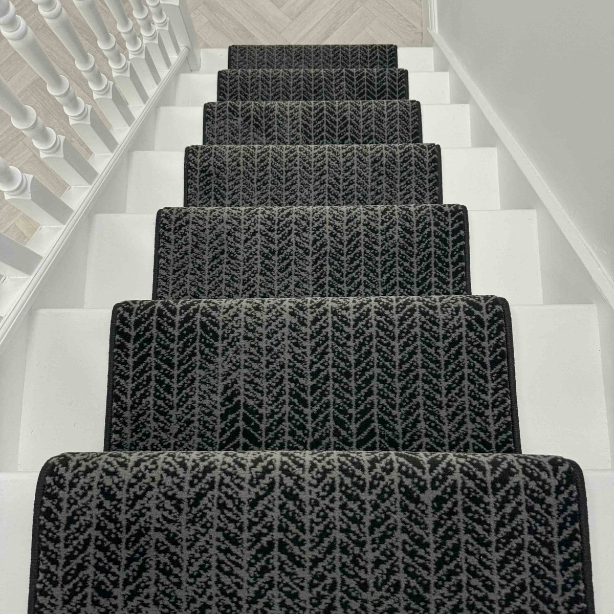 Empire Black Stair Runner