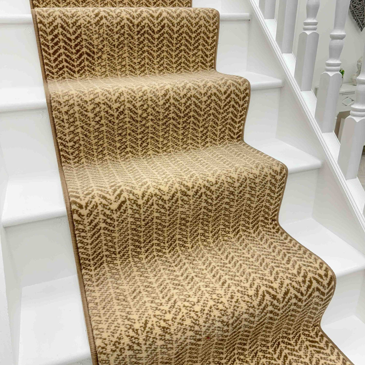 Empire Light Brown Stair Runner