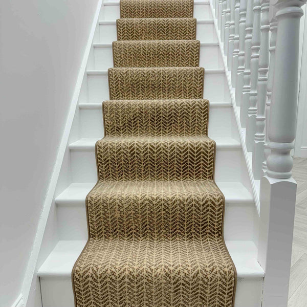 Empire Light Brown Stair Runner