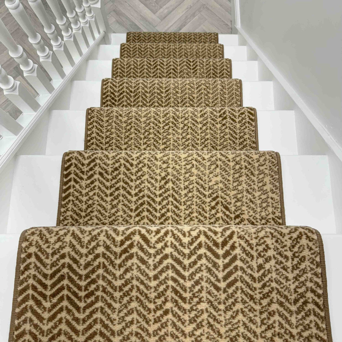 Empire Light Brown Stair Runner
