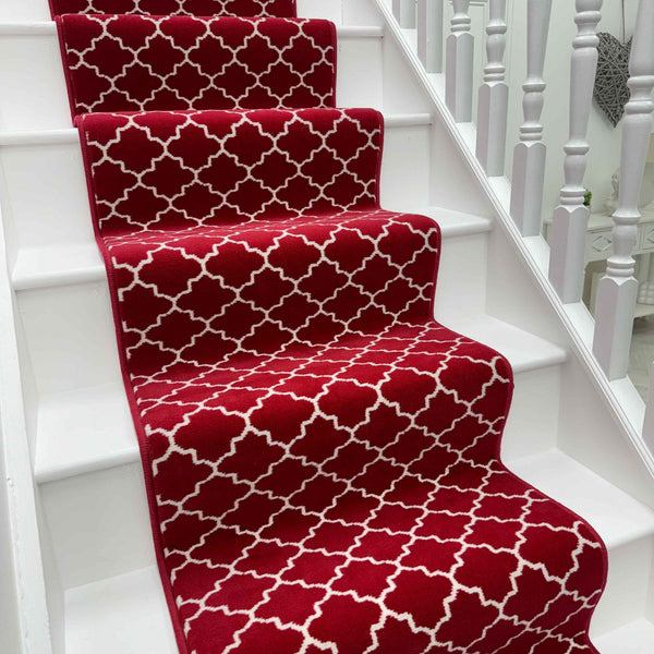 Avanti Red Stair Runner