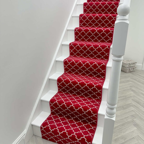 Avanti Red Stair Runner