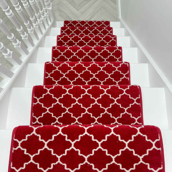 Avanti Red Stair Runner