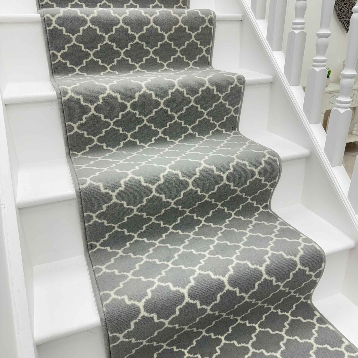 Avanti Light Grey Stair Runner