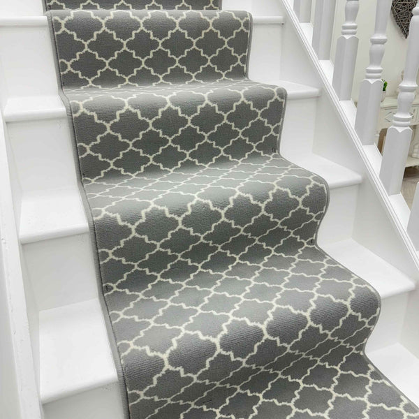 Avanti Light Grey Stair Runner