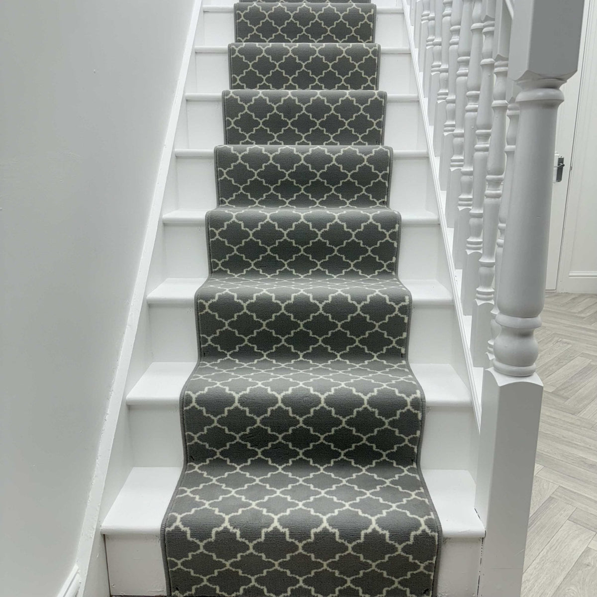 Avanti Light Grey Stair Runner