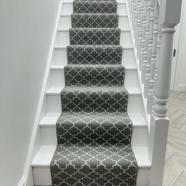 Avanti Light Grey Stair Runner