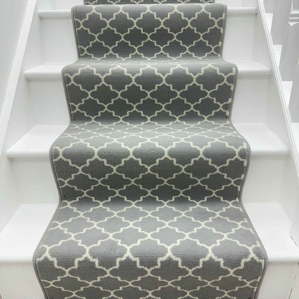 Avanti Light Grey Stair Runner