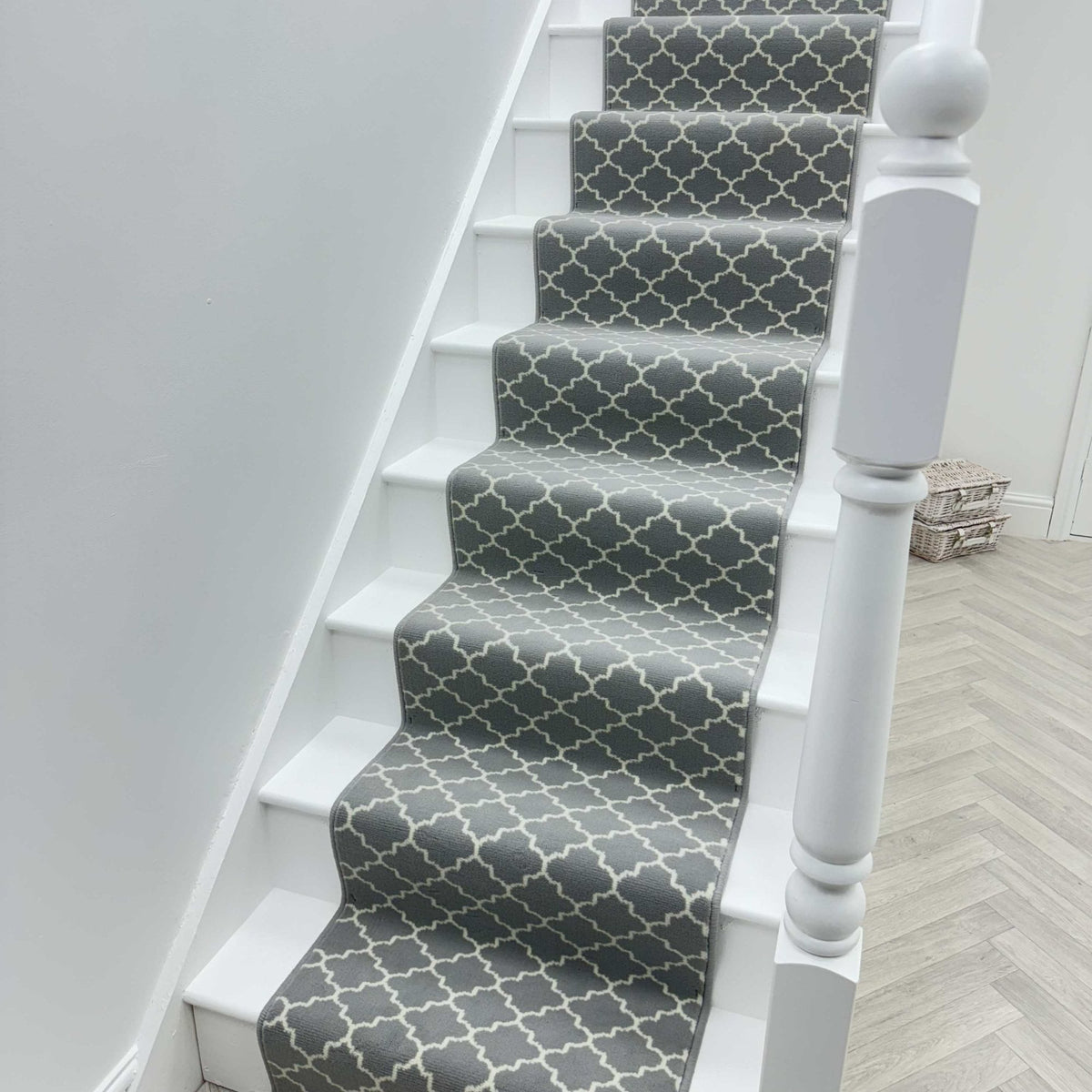 Avanti Light Grey Stair Runner